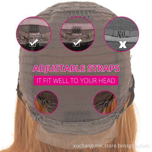Uniky Short Lace Front Human Hair Wigs Straight Remy Ombre Bob Wig 1b/30 99j Grey Blue Pink 13X4 Lace Front Wigs